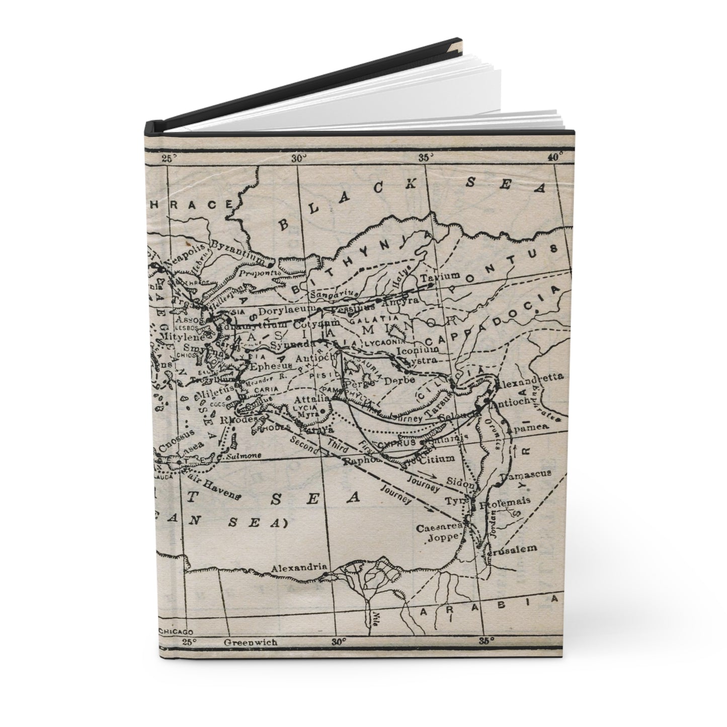 St. Paul's Journeys Hardcover Journal - Sanctus Art Gallery