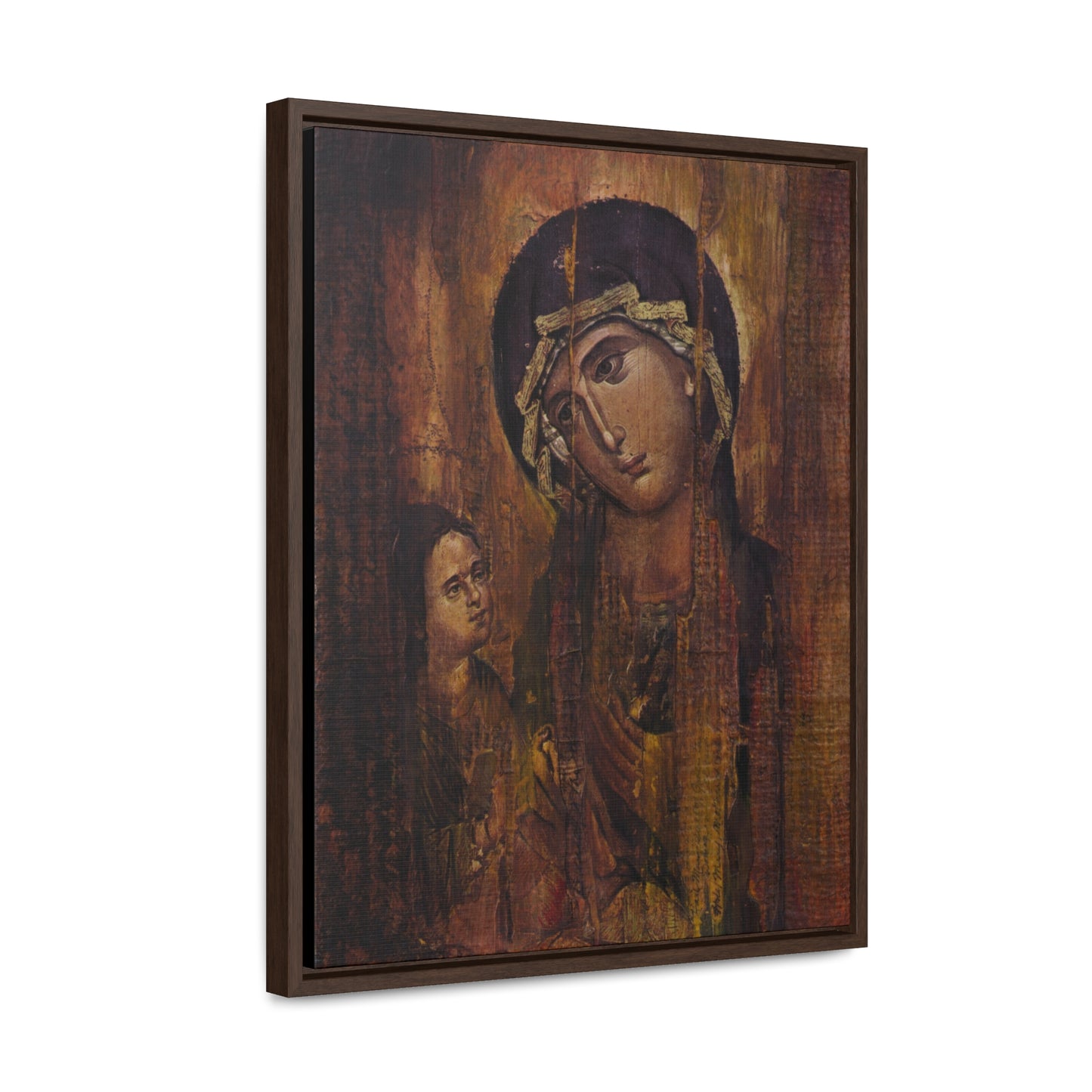 Our Lady of the Way - Framed Gallery Wrap Canvas - Sanctus Art Gallery