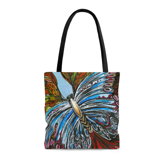 Butterfly Waves Tote Bag - Sanctus Art Gallery