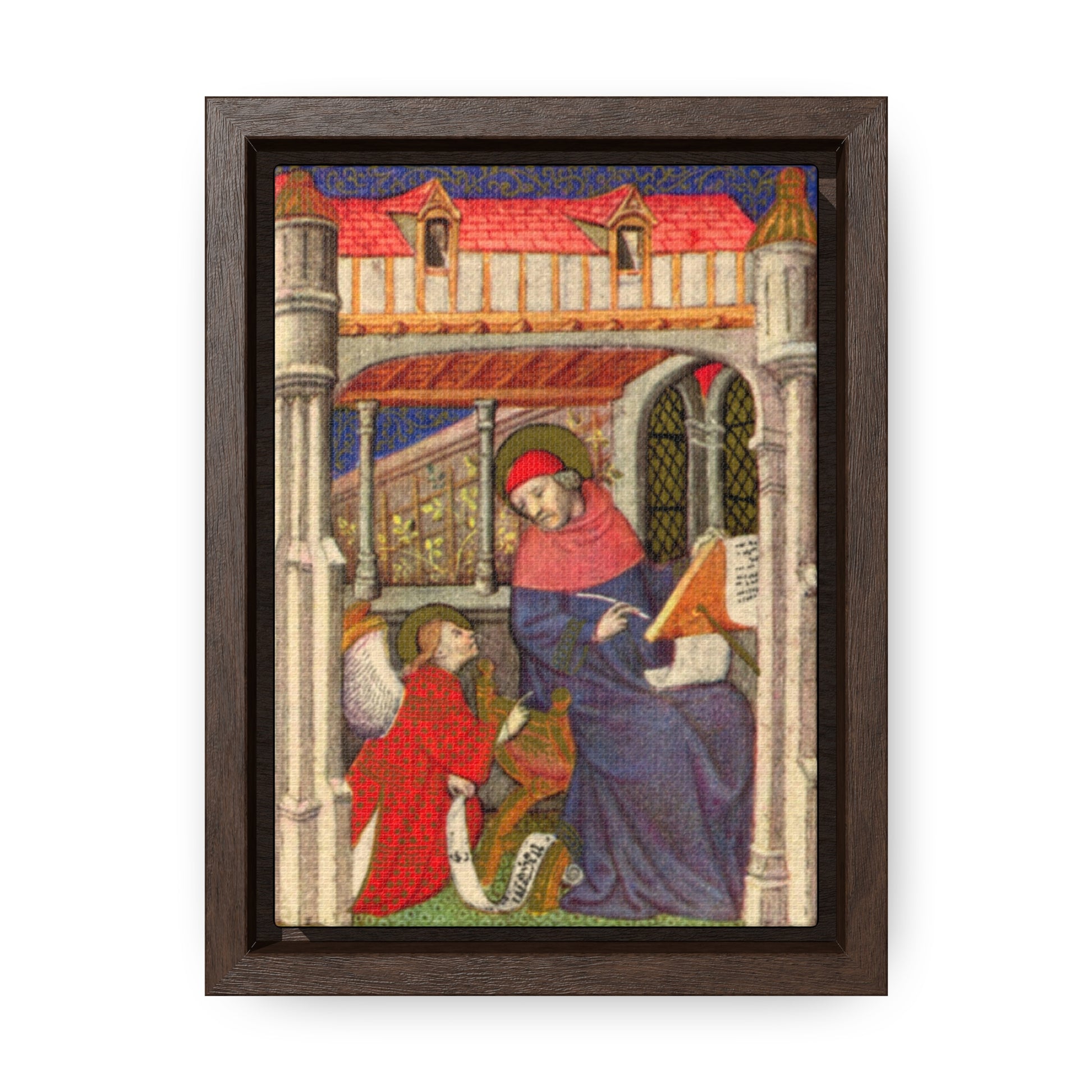 St Matthew, 15th Century Gallery Canvas Wrap, 5"x7" - Studio Lams Creative Collective