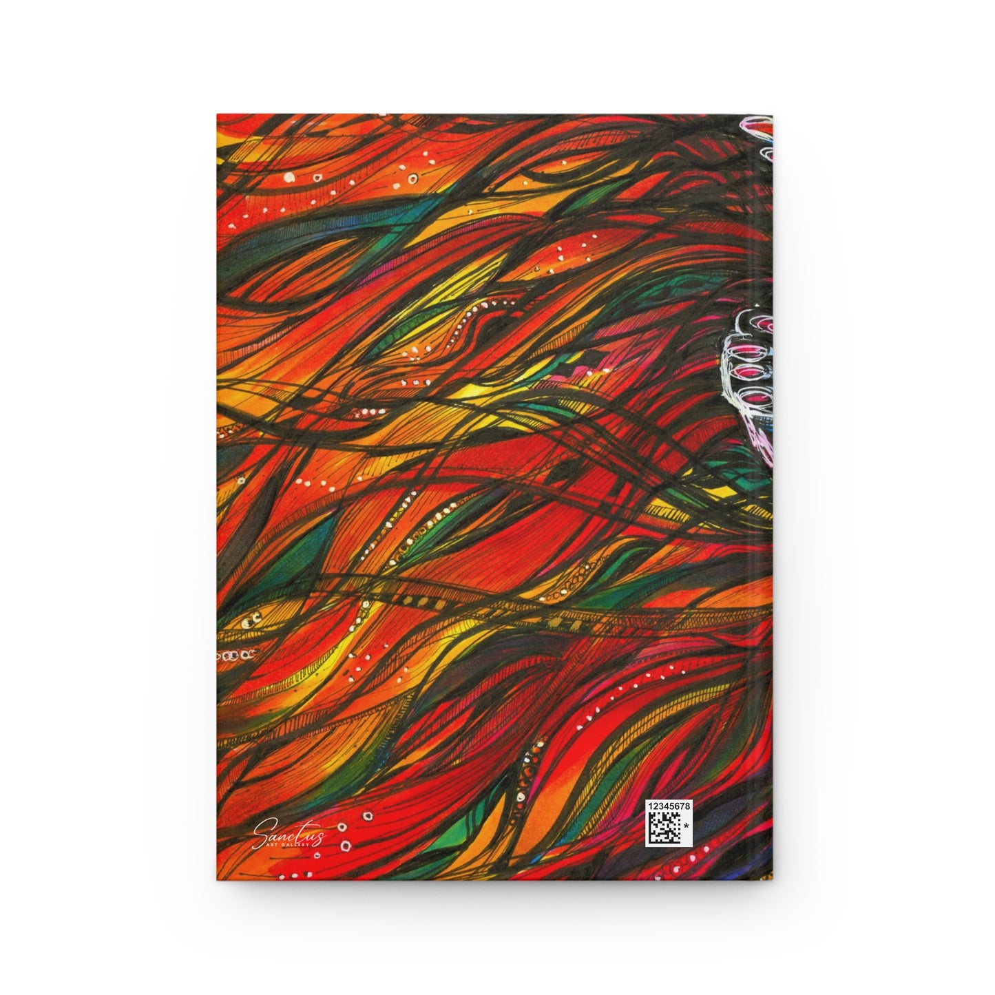 Butterfly Waves Hardcover Journal - Lined Paper - Sanctus Art Gallery
