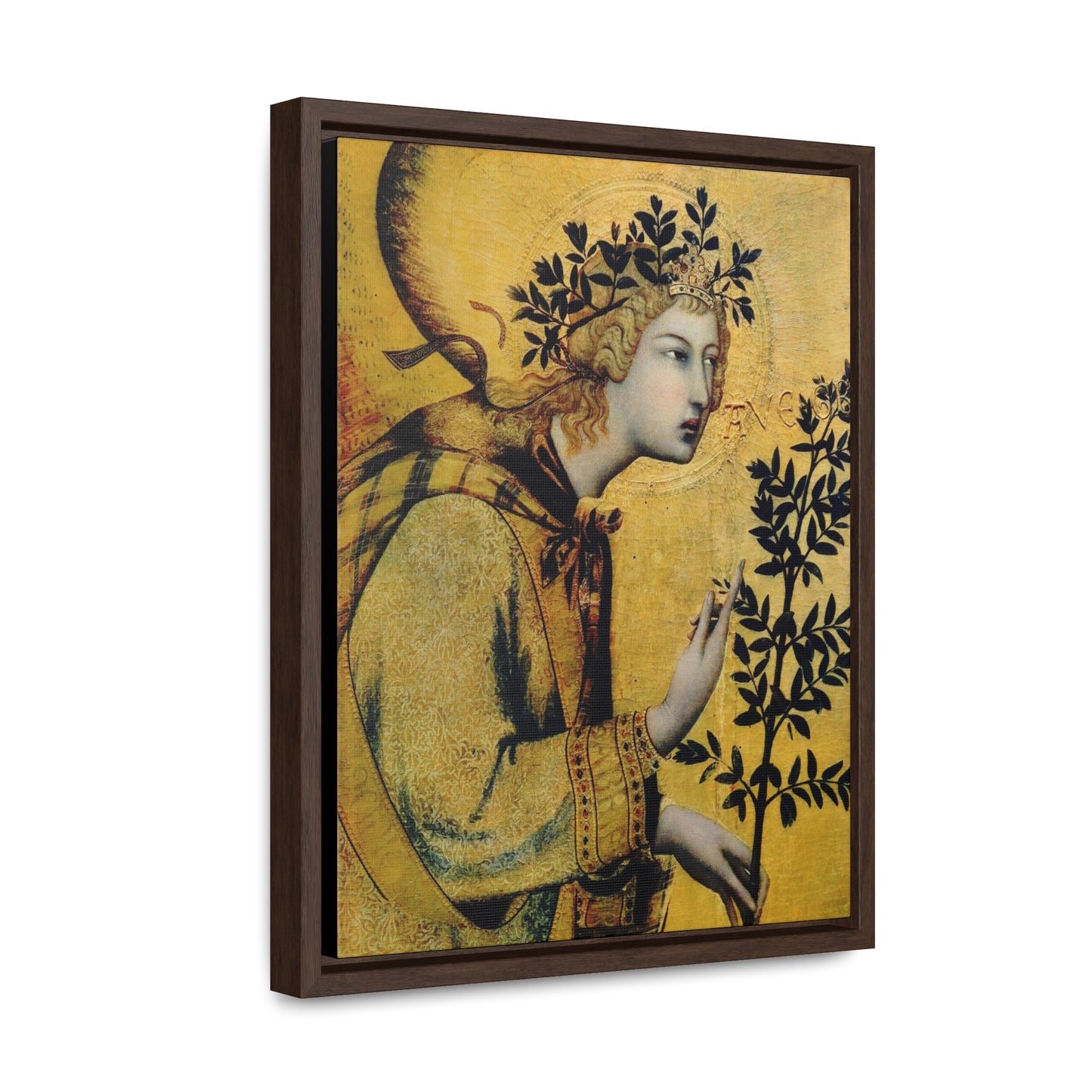 Angelo Annunziante - Gabriel Framed Gallery Canvas Wrap - Sanctus Art Gallery