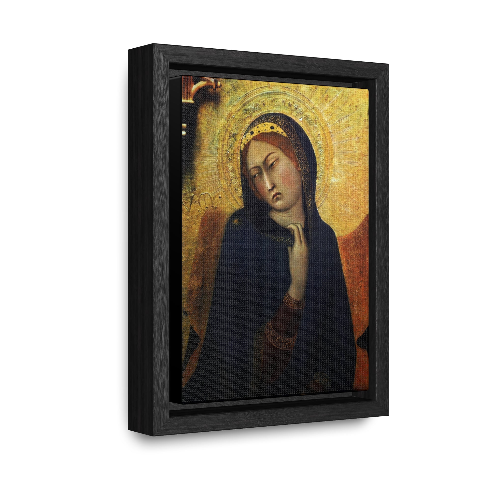 La Vergine Annunziata, Framed, Gallery Canvas Wrap - 5"x7" - Studio Lams Creative Collective