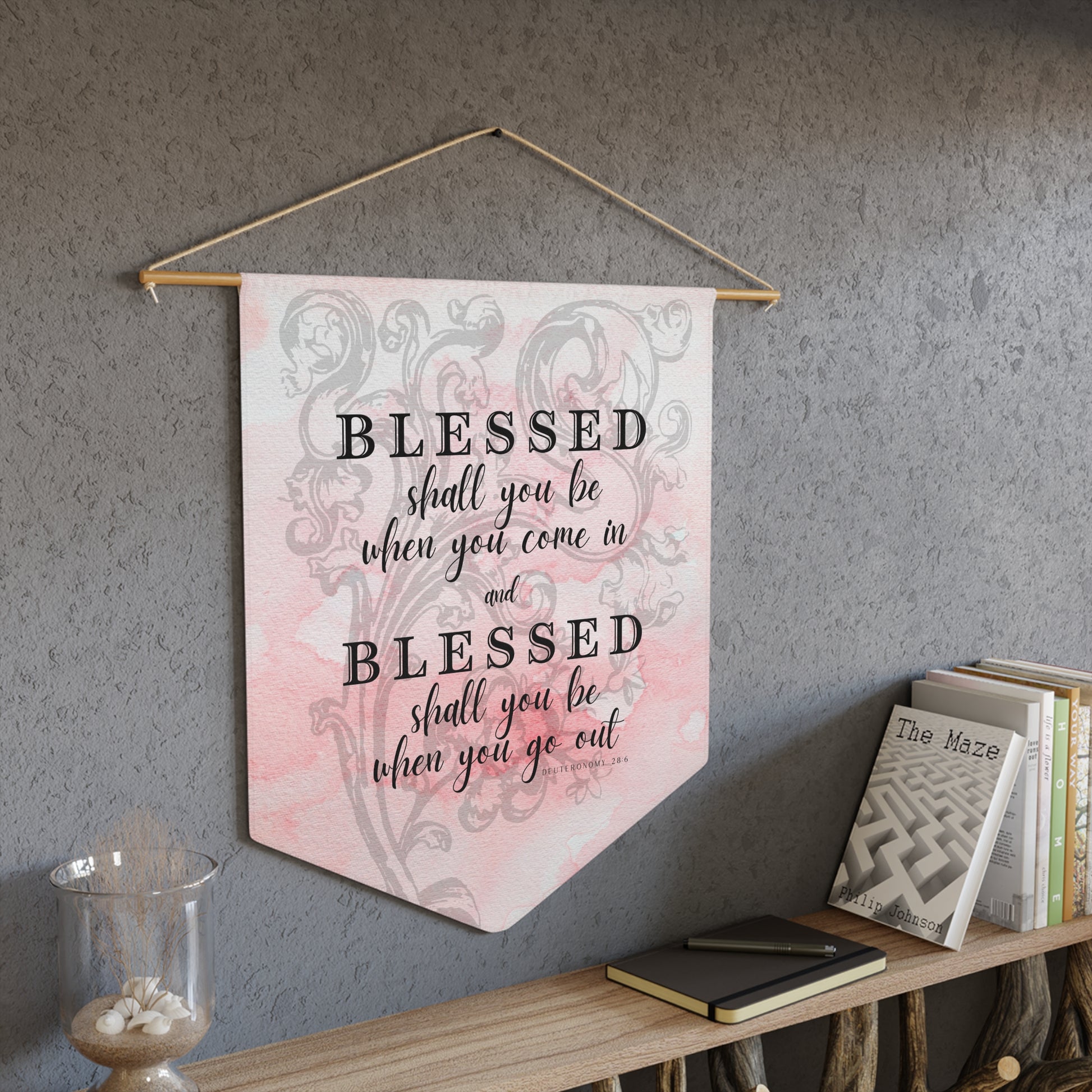 Blessed Shall You Be Pennant - Studio Lams Creative Collective