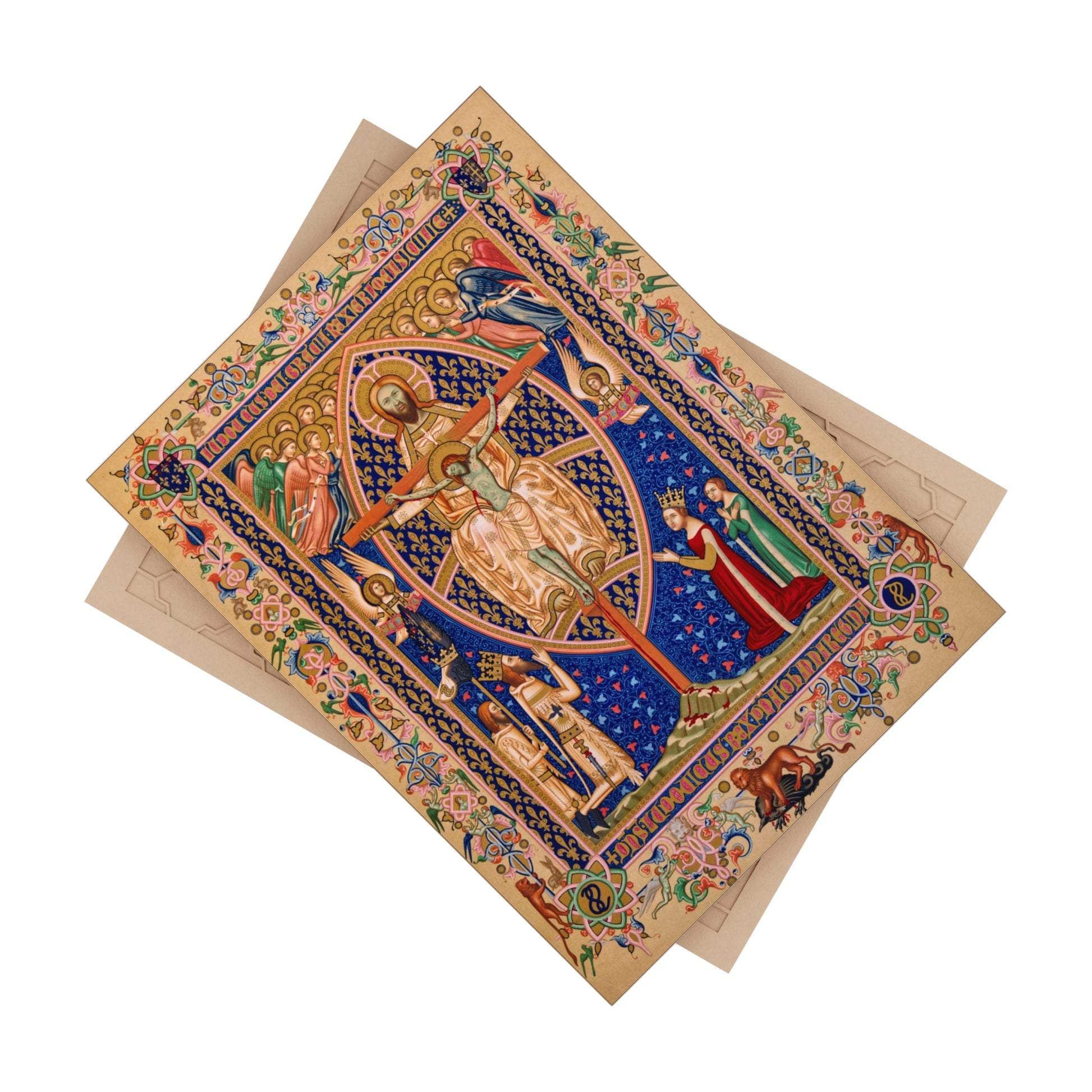 Holy Spirit Manuscript Ceramic Tile - Sanctus Art Gallery