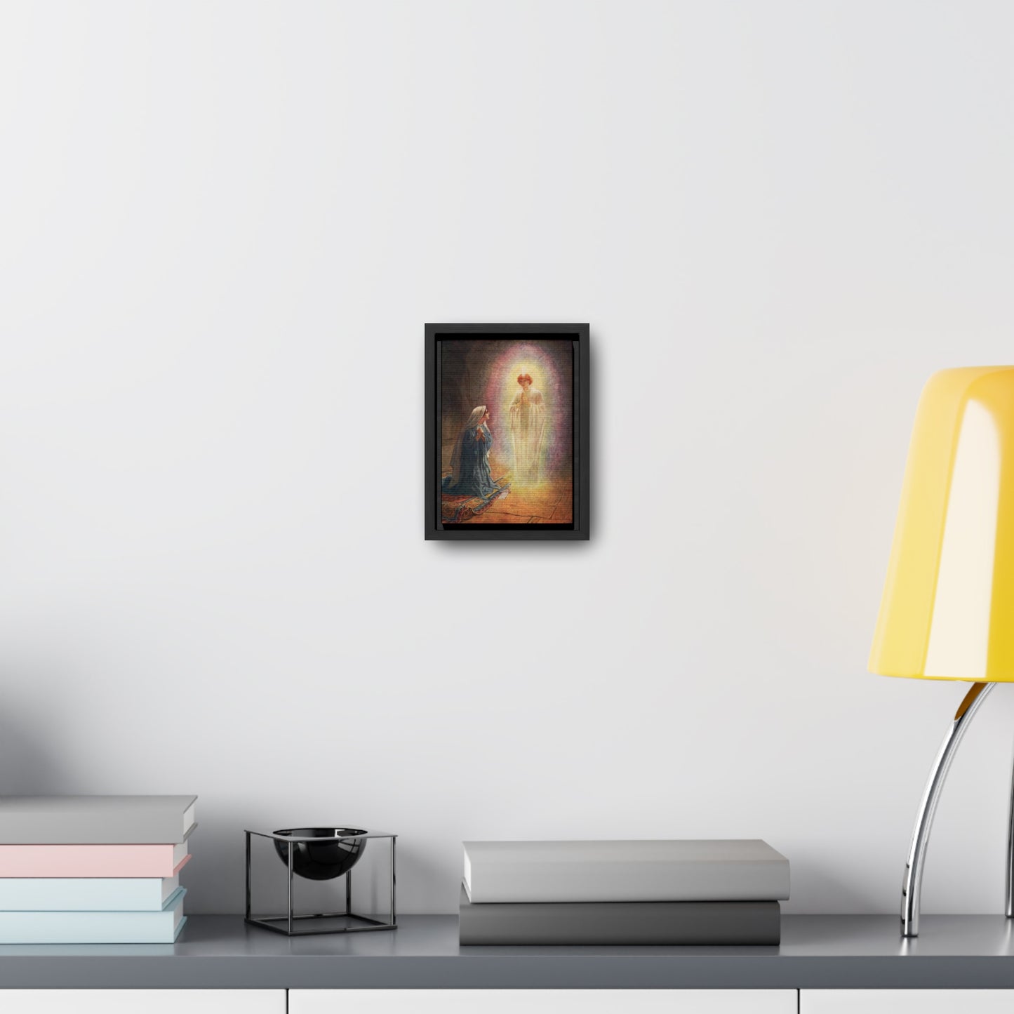 Annunciation Framed, Gallery Wrapped Canvas - 5"x7" - Studio Lams Creative Collective