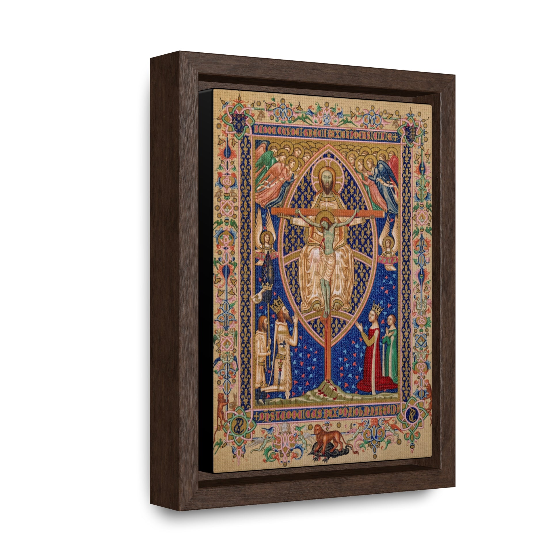 Order of the Holy Spirit Manuscript, Plate I - Gallery Canvas Wrap 5"x7" - Studio Lams Creative Collective