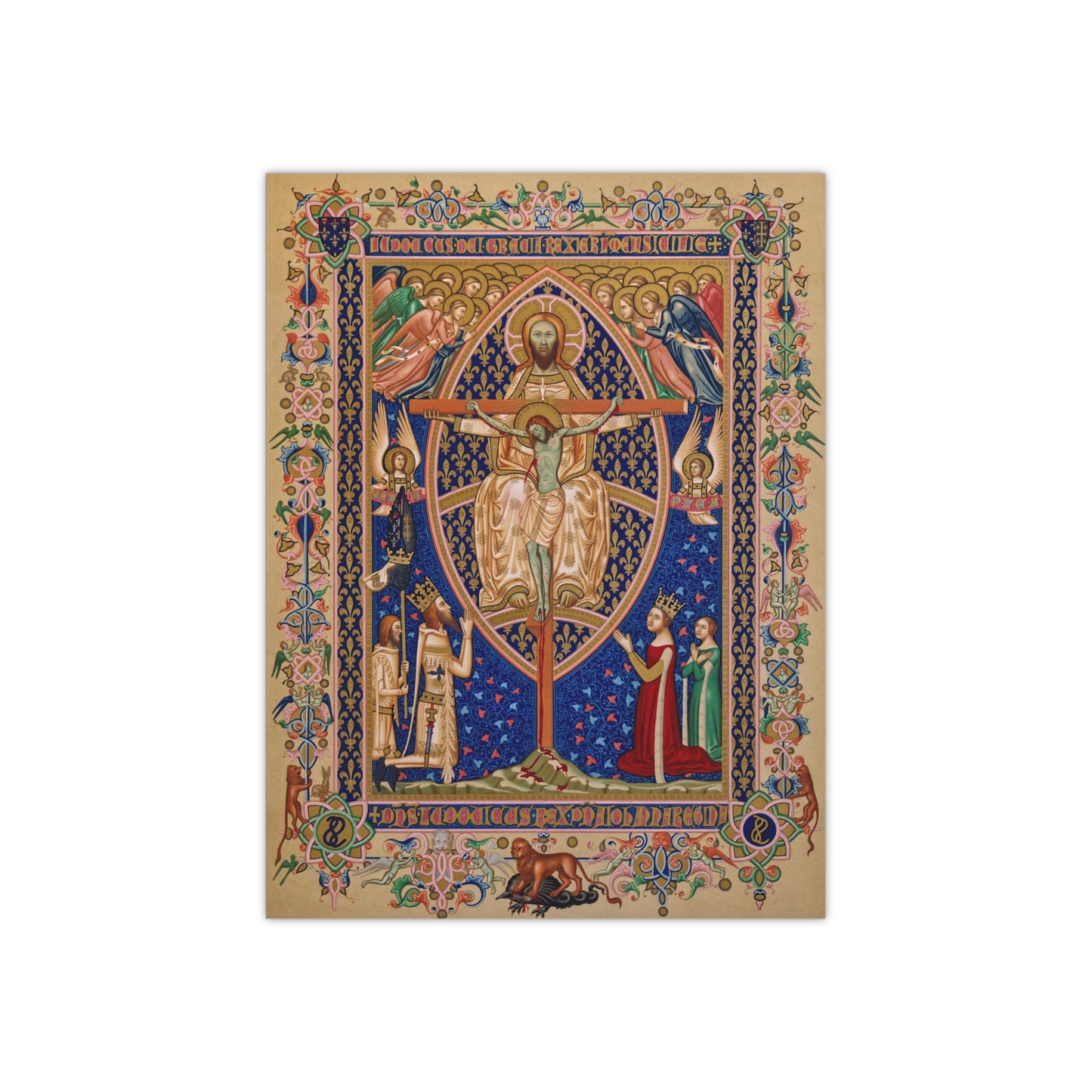 Order of the Holy Spirit Manuscript - Plate I,  Unframed, Satin Print (300gsm) - Studio Lams Creative Collective