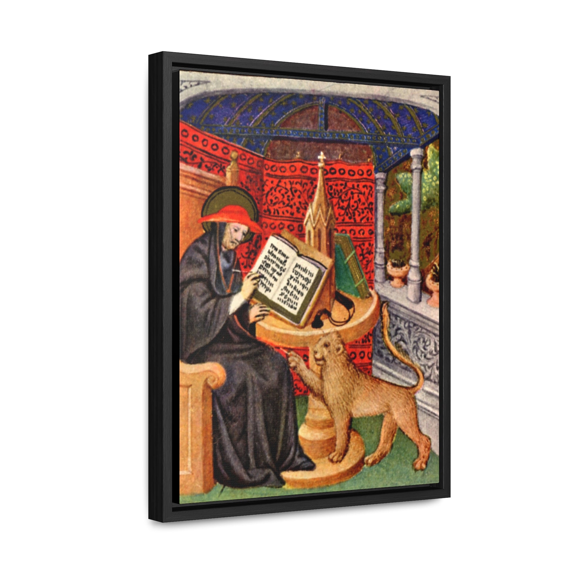 St. Jerome 15th Century Framed Canvas - Sanctus Art Gallery