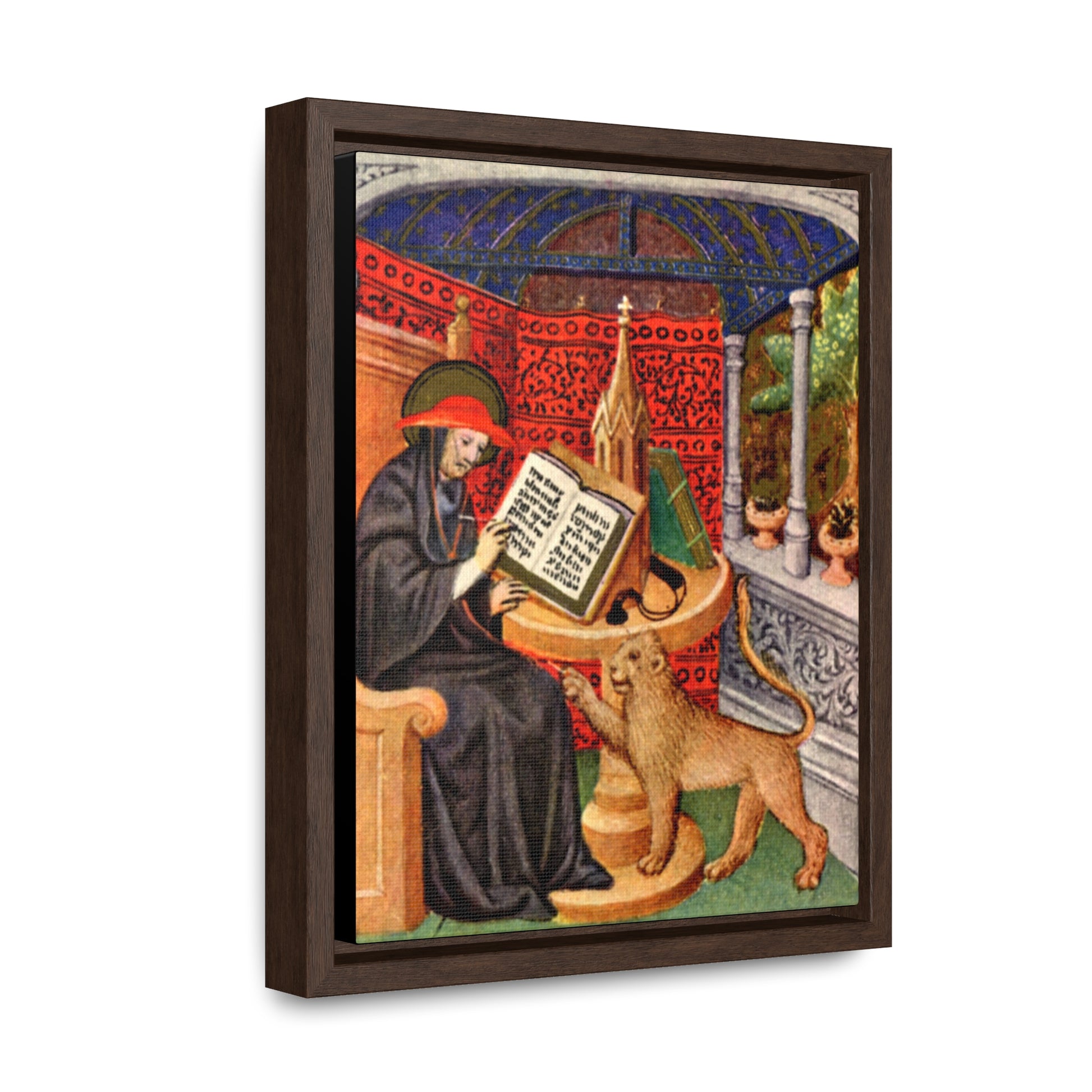 St. Jerome, 15th Century Gallery Canvas Wrap 8"x10 - Studio Lams Creative Collective
