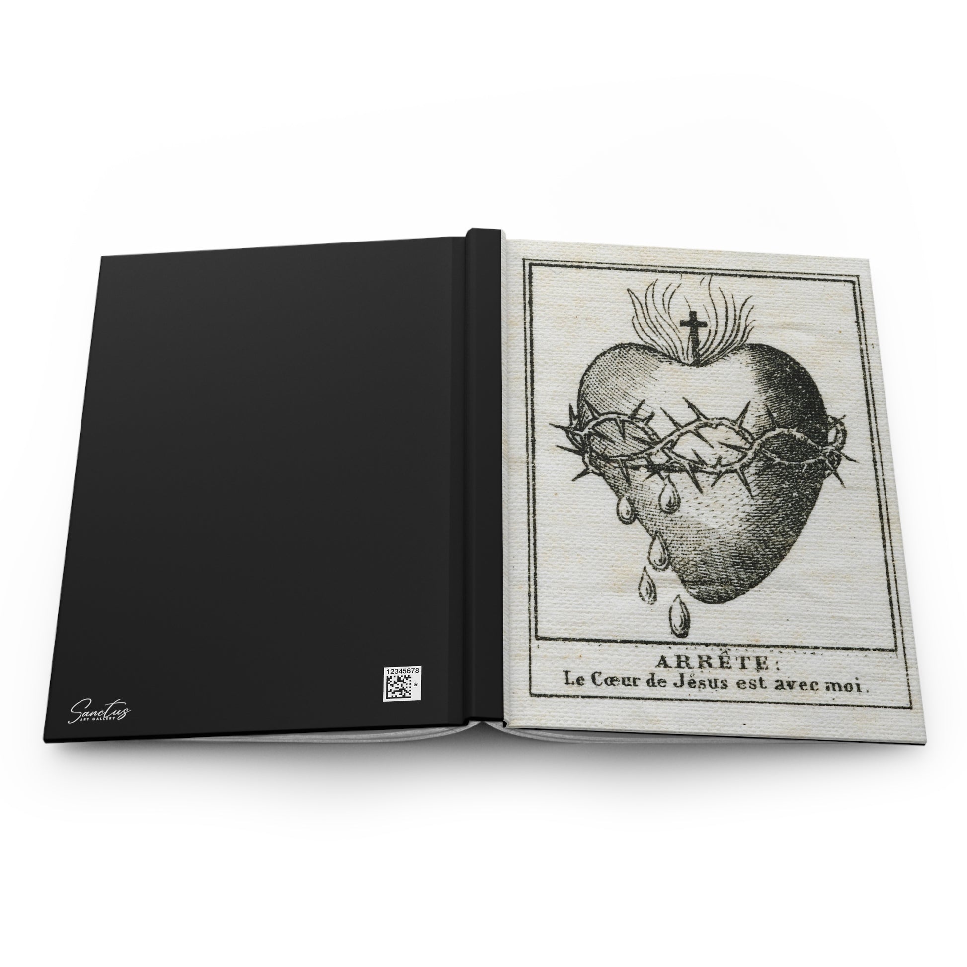 Heart of Jesus Hardcover Journal - Lined Paper - Sanctus Art Gallery