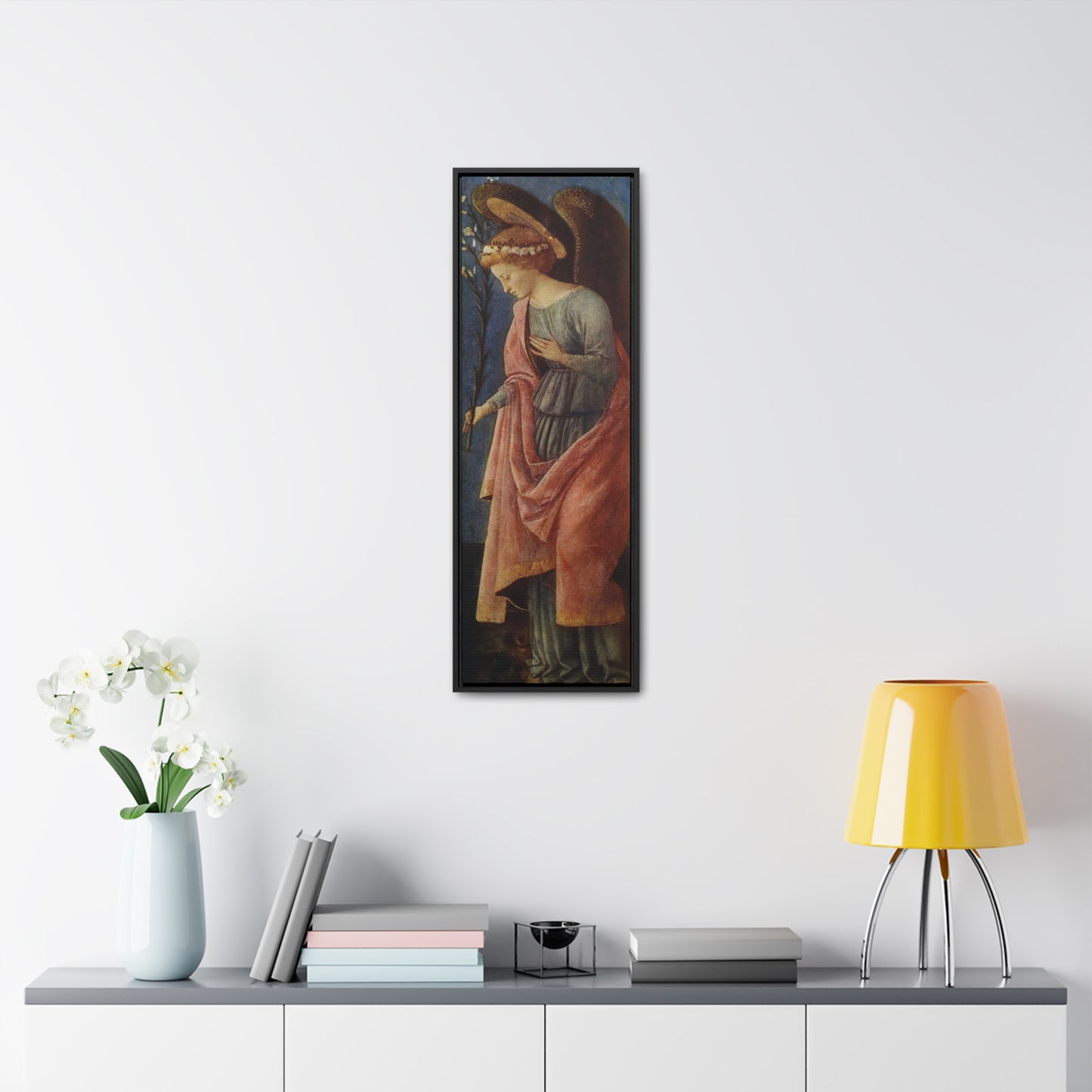 Archangel Gabriel - Annunciation Framed Canvas - Sanctus Art Gallery