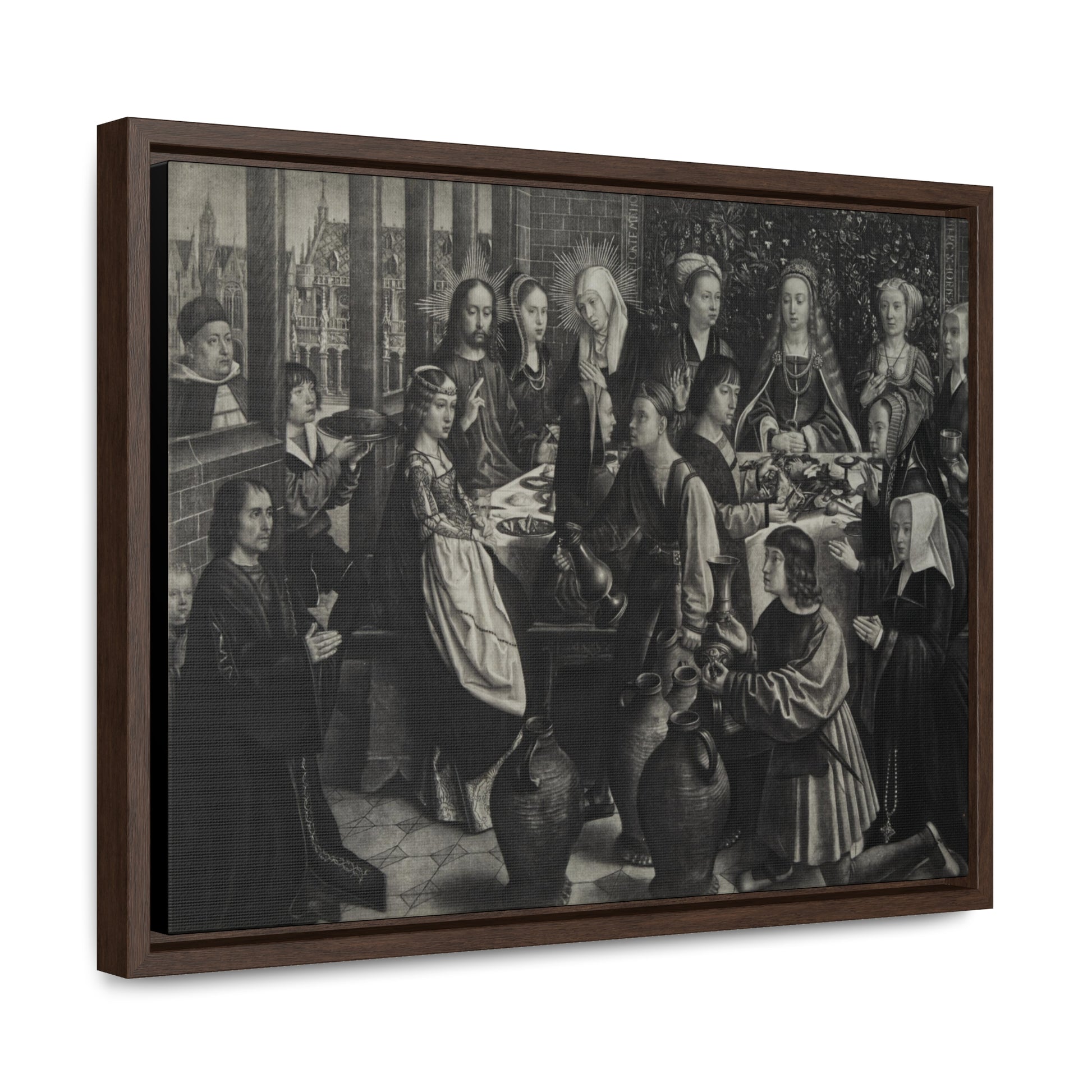 Wedding at Cana Framed Canvas -Jacques-Louis David - Sanctus Art Gallery