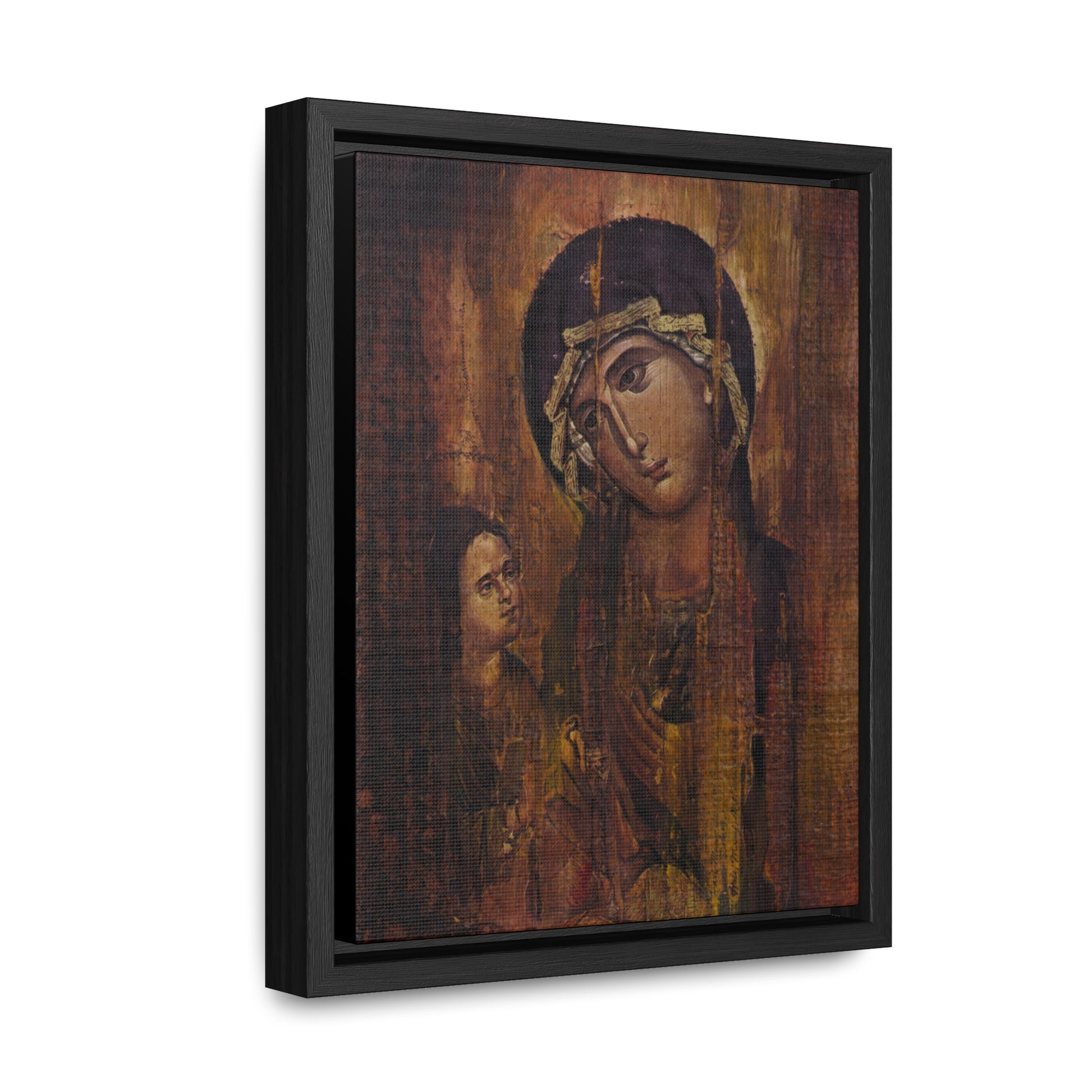 Our Lady of the Way - Framed Gallery Wrap Canvas 8"x10" - Studio Lams Creative Collective