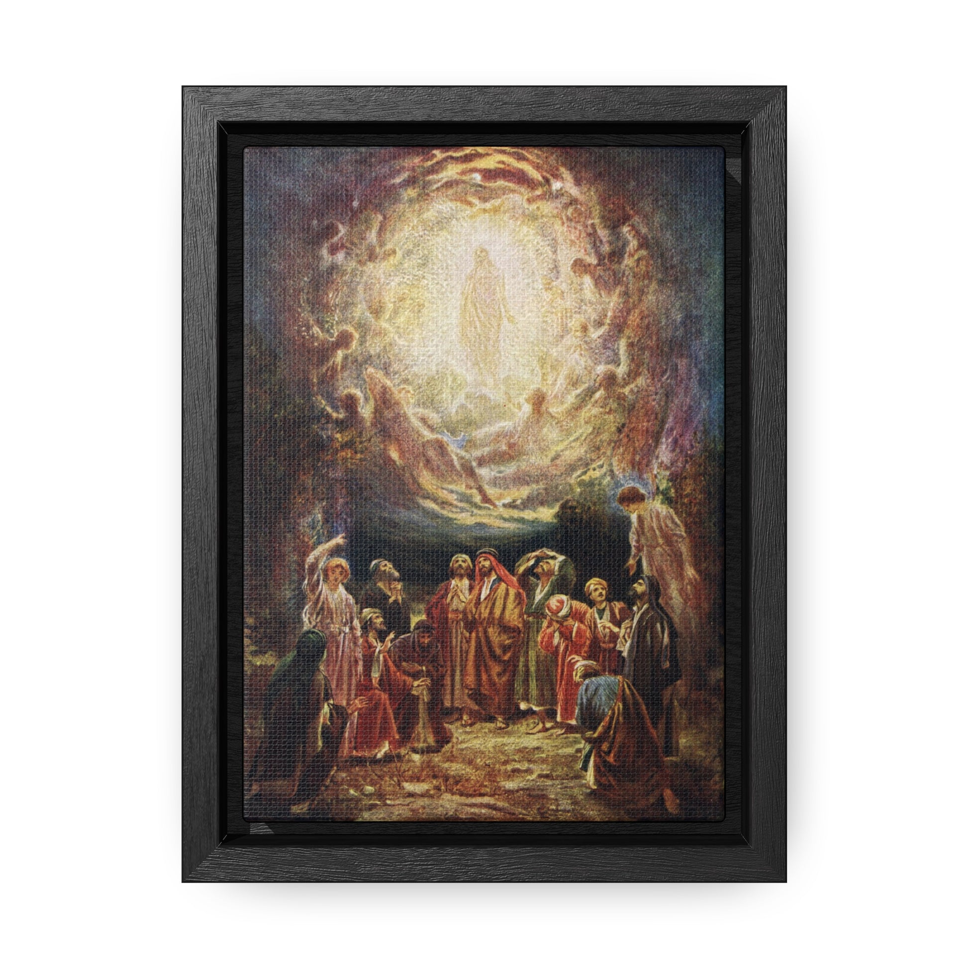 Ascension of Jesus Framed Gallery Wrapped Canvas - 5"x7" - Studio Lams Creative Collective