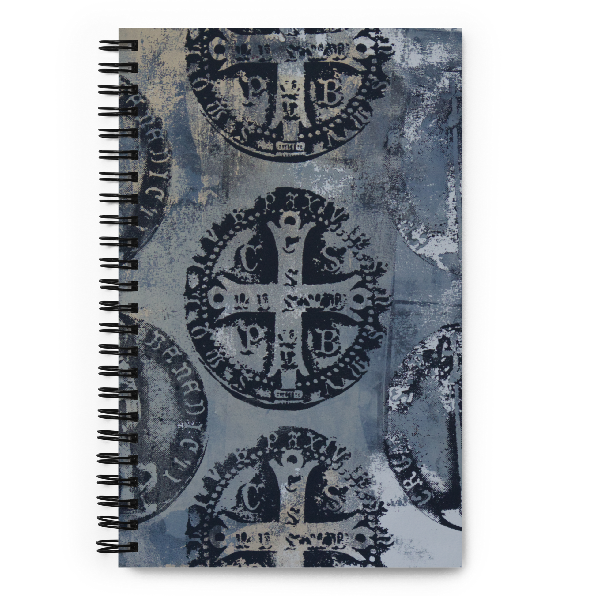 Benedictine Shield Spiral Notebook - Sanctus Art Gallery