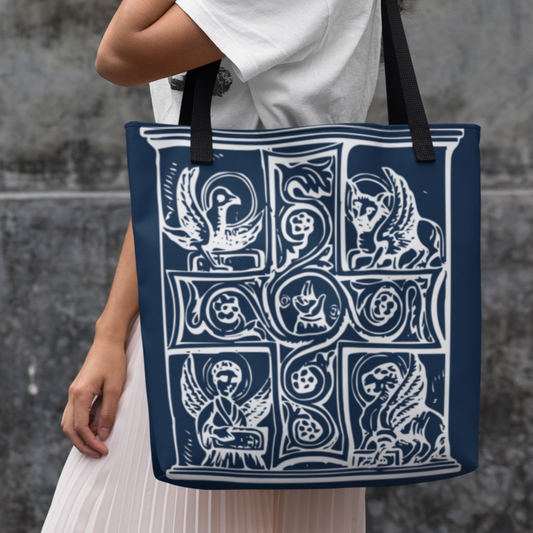 Evangelists Large Tote Bag with Pocket